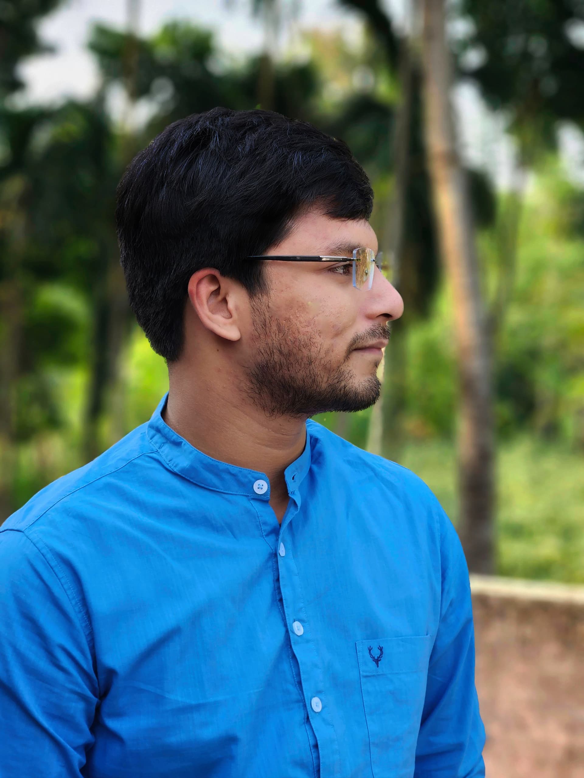 Portrait of Pritam Ghosh -- informal photo (051-36)