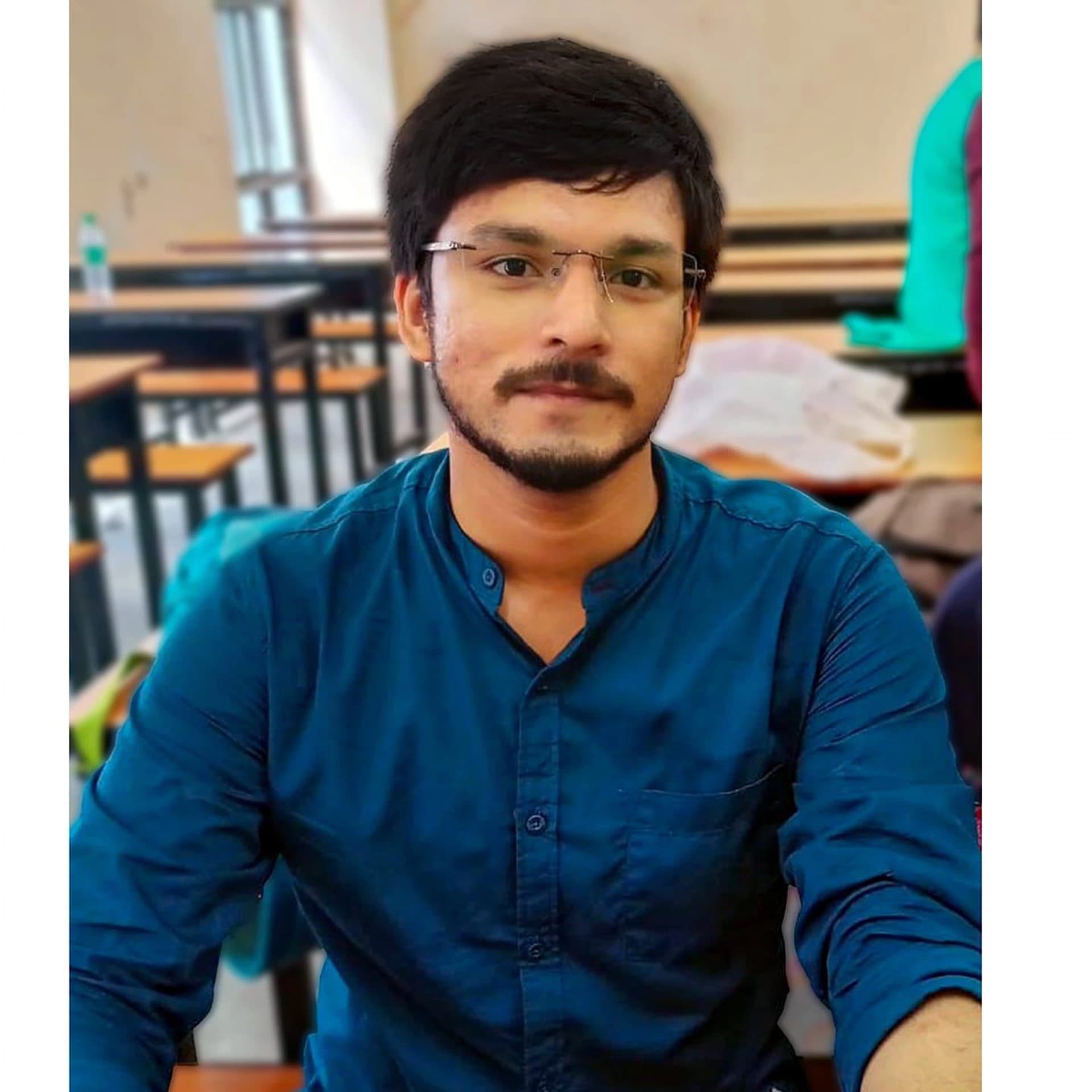 Portrait of Pritam Ghosh -- informal photo (129-49)
