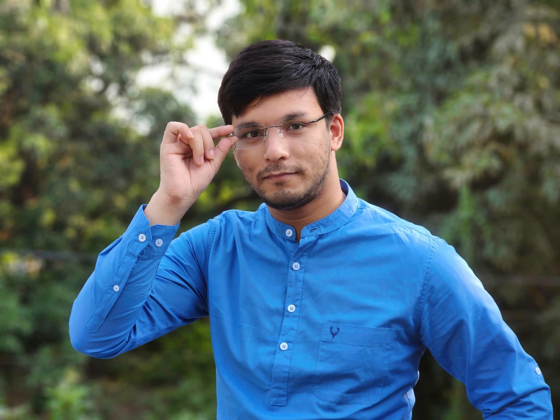 Portrait of Pritam Ghosh -- informal photo (424-20)