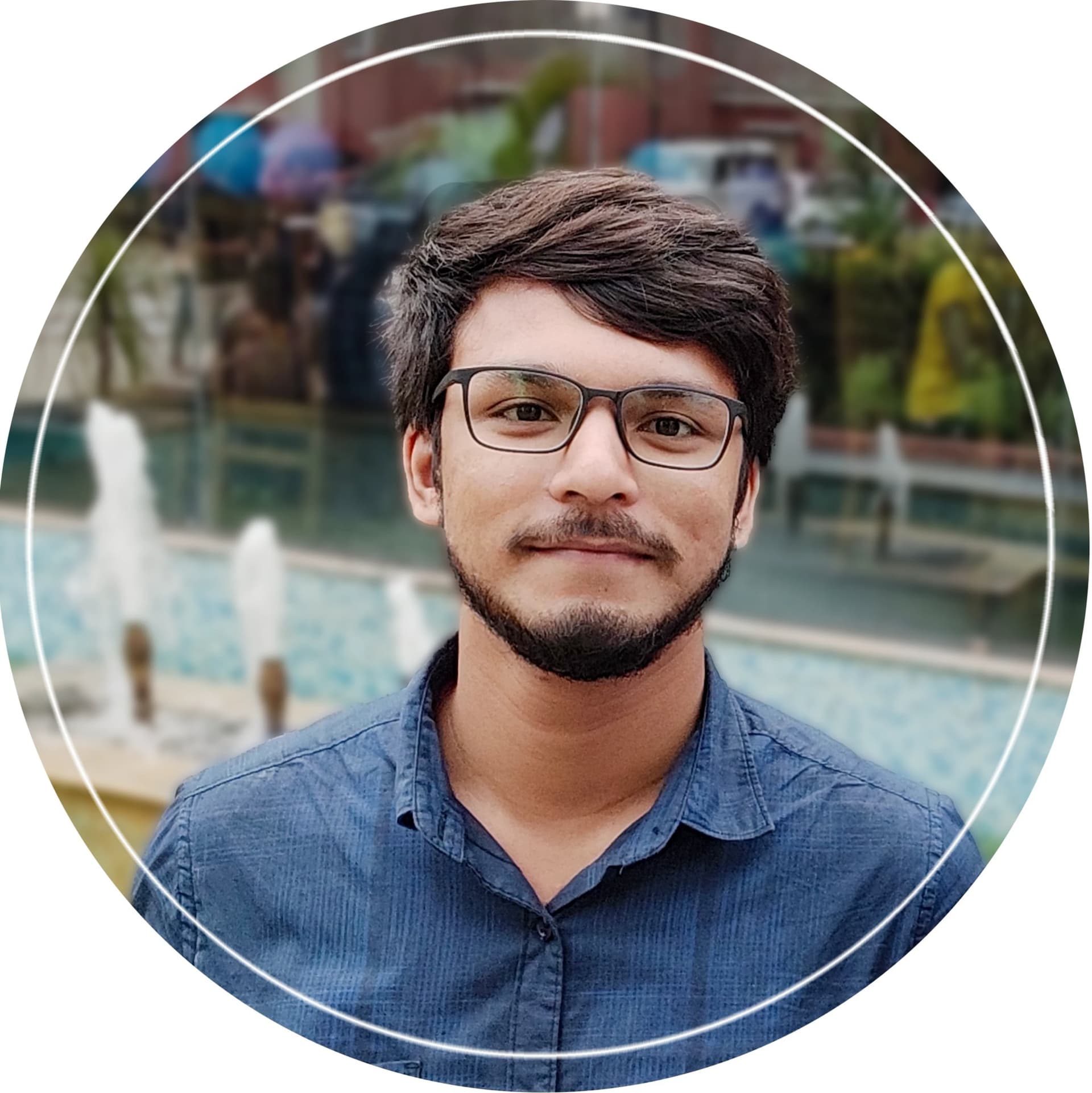 Portrait of Pritam Ghosh -- informal photo (462-38)