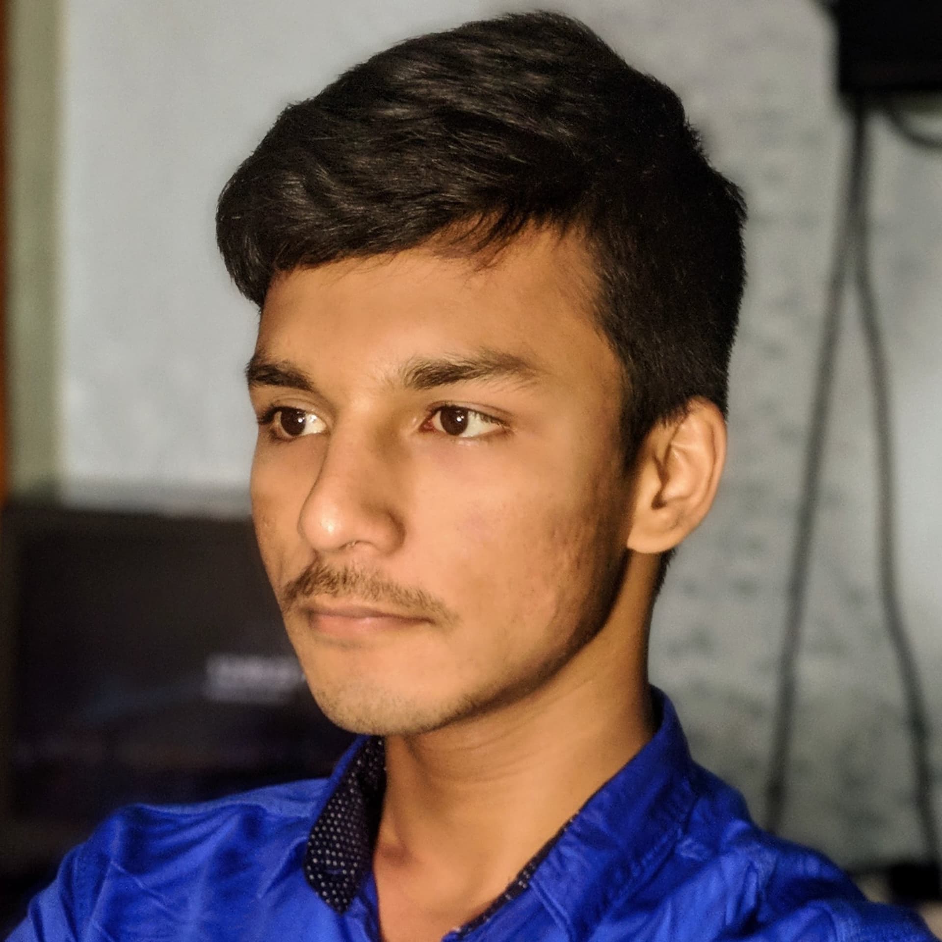 Portrait of Pritam Ghosh -- informal photo (619-35)