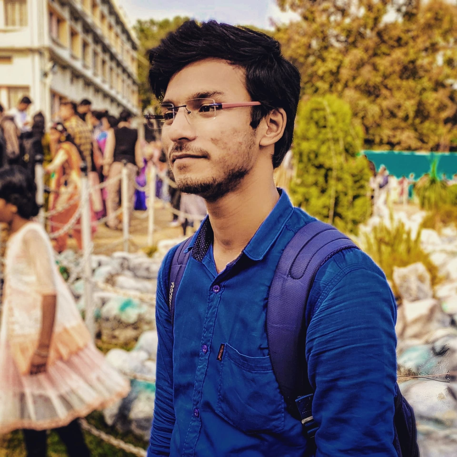 Portrait of Pritam Ghosh -- informal photo (745-14)
