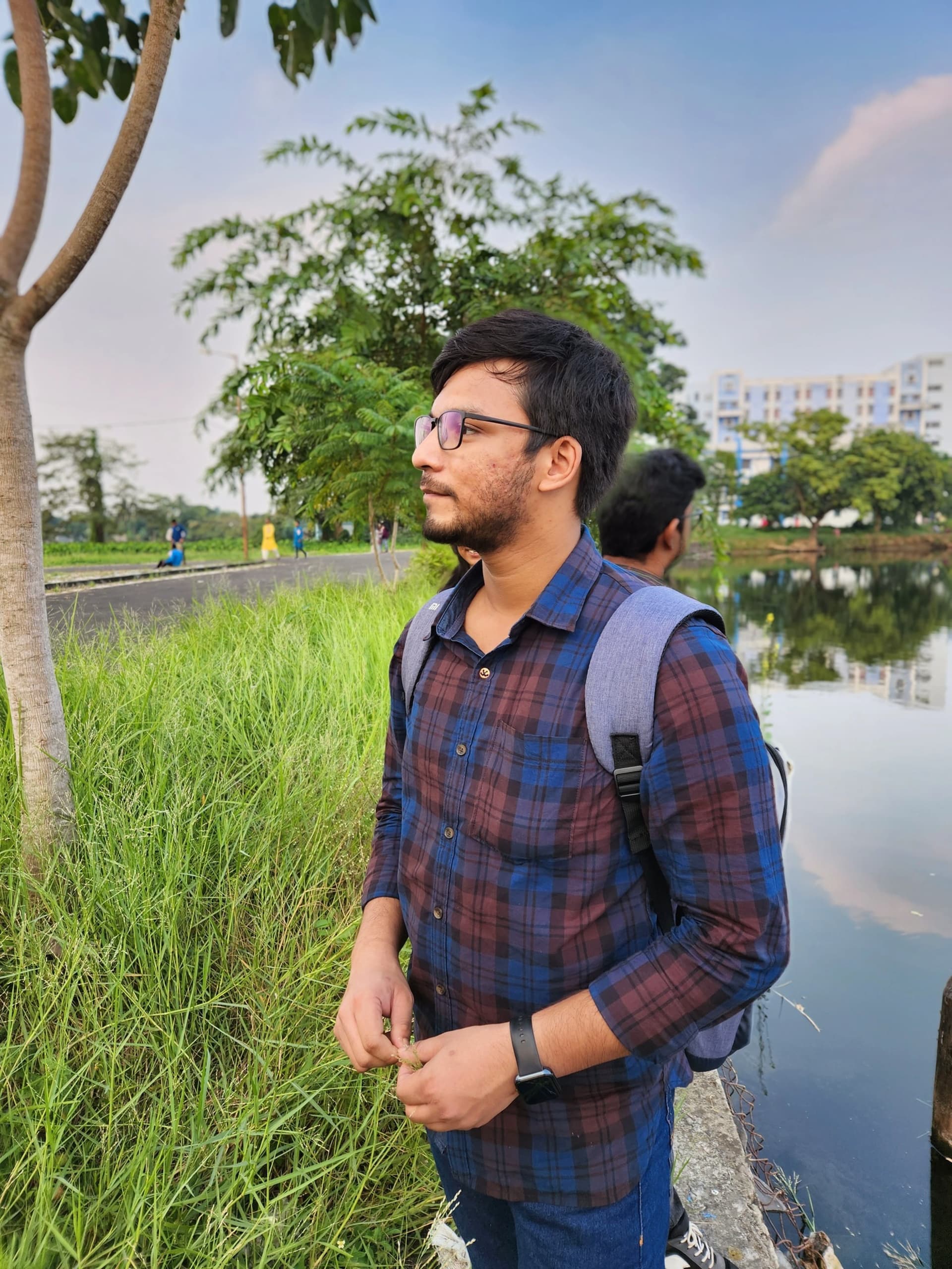 Portrait of Pritam Ghosh -- informal photo (817-58)