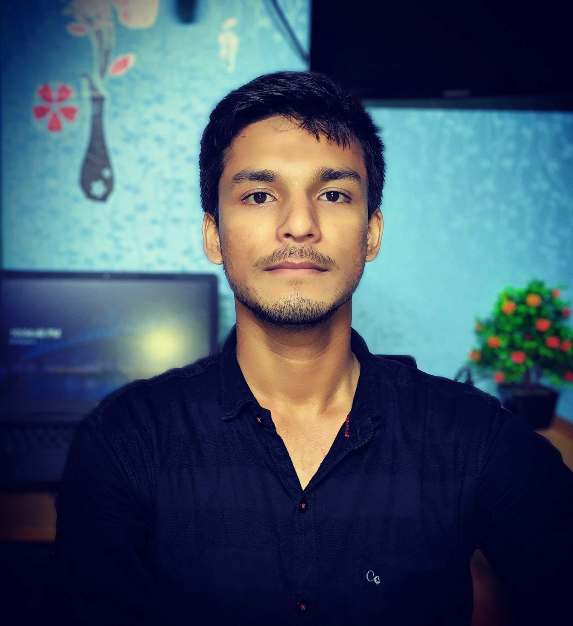 Portrait of Pritam Ghosh -- informal photo (948-27)