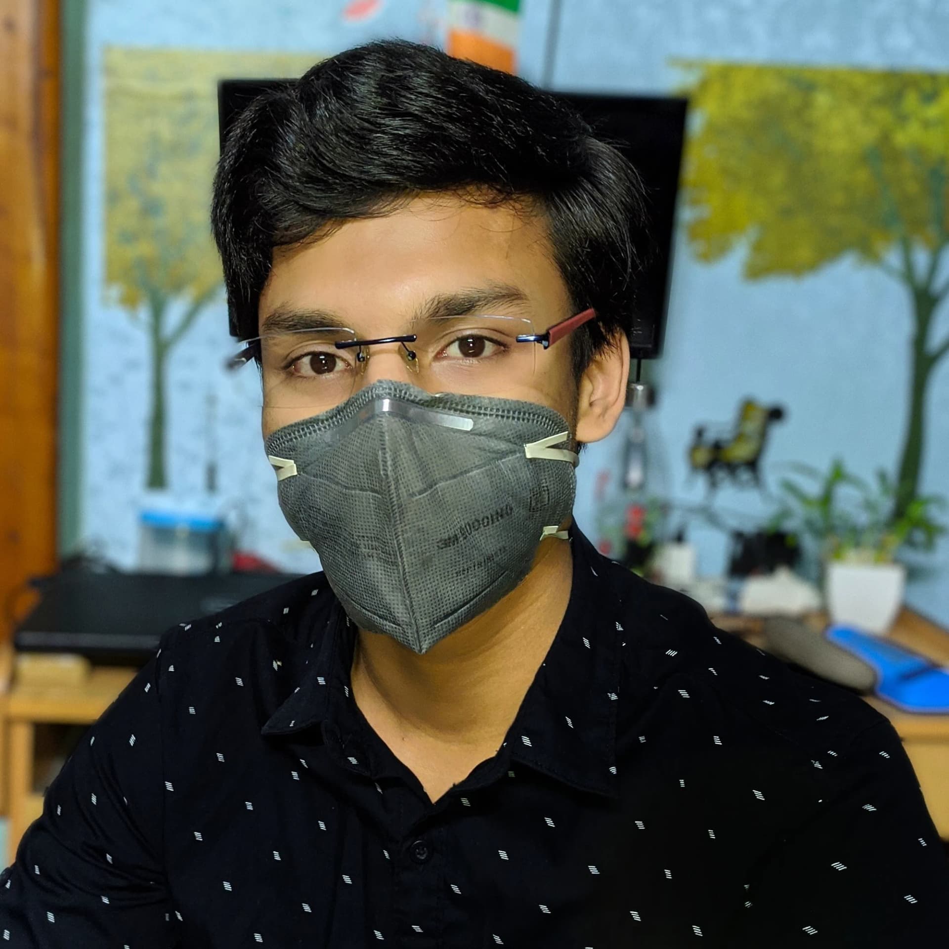 Portrait of Pritam Ghosh -- informal photo (960-45)