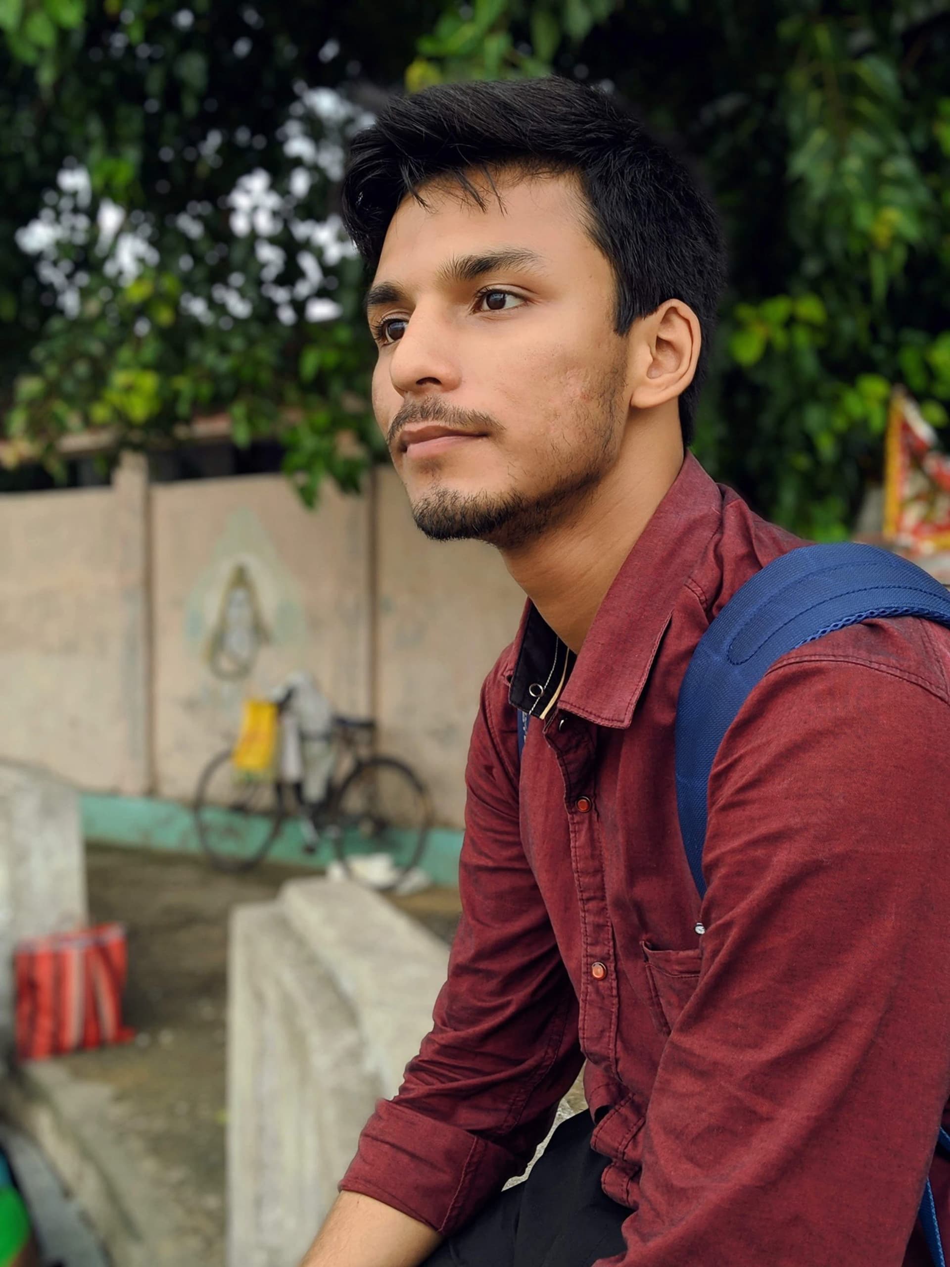 Portrait of Pritam Ghosh -- informal photo (991-03)