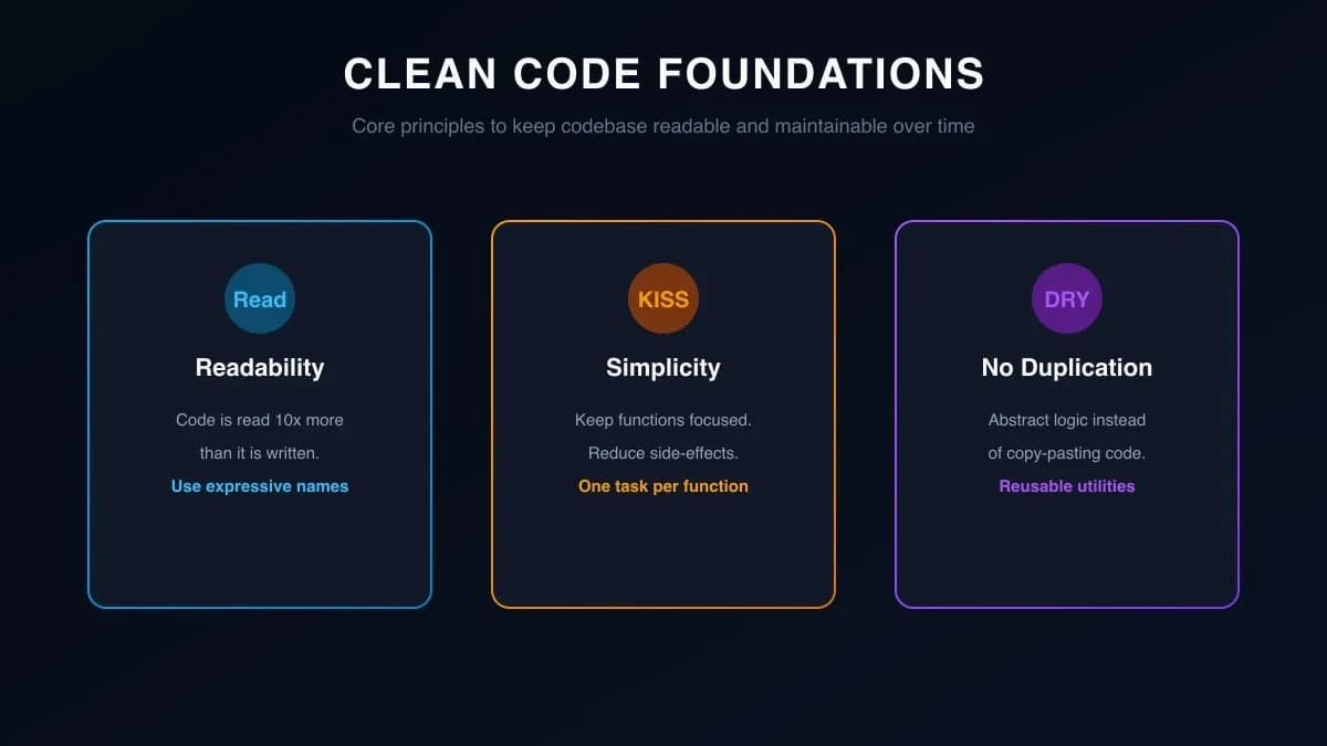 Clean Code: Rules and Best Practices for Readable Software