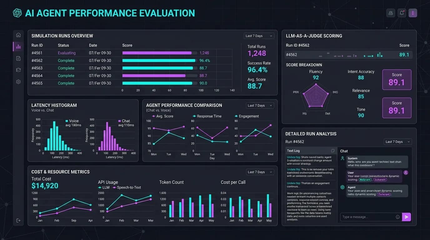 Agent Evaluation & Voice-UI Sync