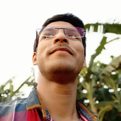 Portrait of Pritam Ghosh -- informal photo (024-58)