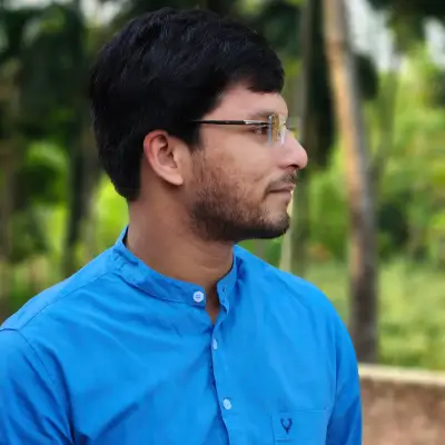 Portrait of Pritam Ghosh -- informal photo (051-36)
