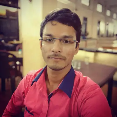 Portrait of Pritam Ghosh -- informal photo (081-44)