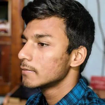 Portrait of Pritam Ghosh -- informal photo (128-43)