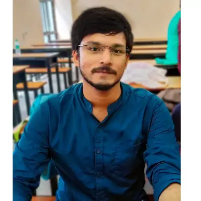 Portrait of Pritam Ghosh -- informal photo (129-49)