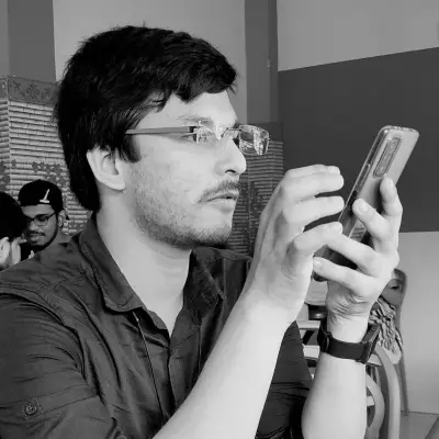 Portrait of Pritam Ghosh -- informal photo (172-15)