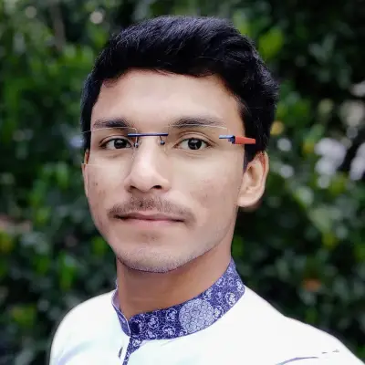 Portrait of Pritam Ghosh -- informal photo (231-50)