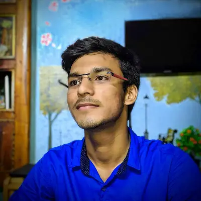 Portrait of Pritam Ghosh -- informal photo (237-08)