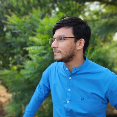 Portrait of Pritam Ghosh -- informal photo (375-29)
