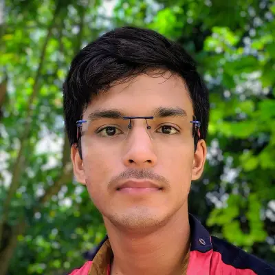Portrait of Pritam Ghosh -- informal photo (382-13)