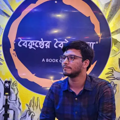 Portrait of Pritam Ghosh -- informal photo (469-09)