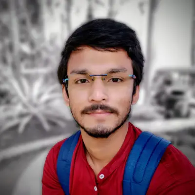 Portrait of Pritam Ghosh -- informal photo (687-33)