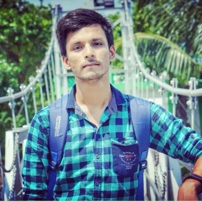Portrait of Pritam Ghosh -- informal photo (694-48)