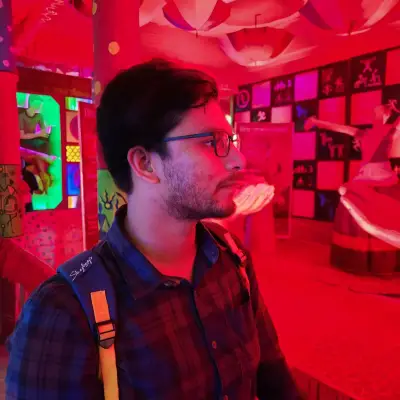 Portrait of Pritam Ghosh -- informal photo (745-13)