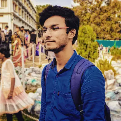 Portrait of Pritam Ghosh -- informal photo (745-14)