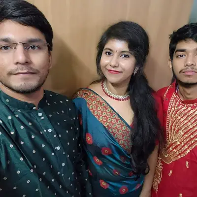 Portrait of Pritam Ghosh -- informal photo (746-07)