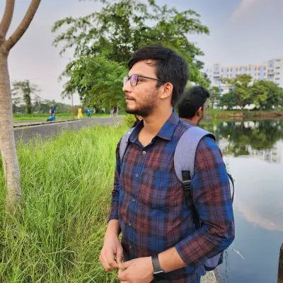 Portrait of Pritam Ghosh -- informal photo (817-58)