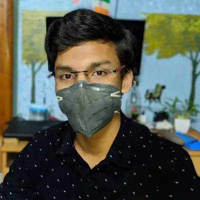 Portrait of Pritam Ghosh -- informal photo (960-45)