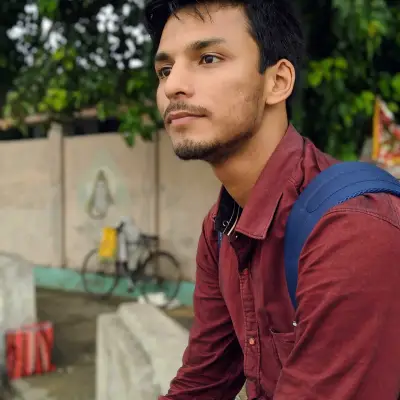 Portrait of Pritam Ghosh -- informal photo (991-03)
