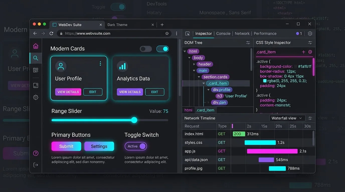 Developer Tools and UI Components