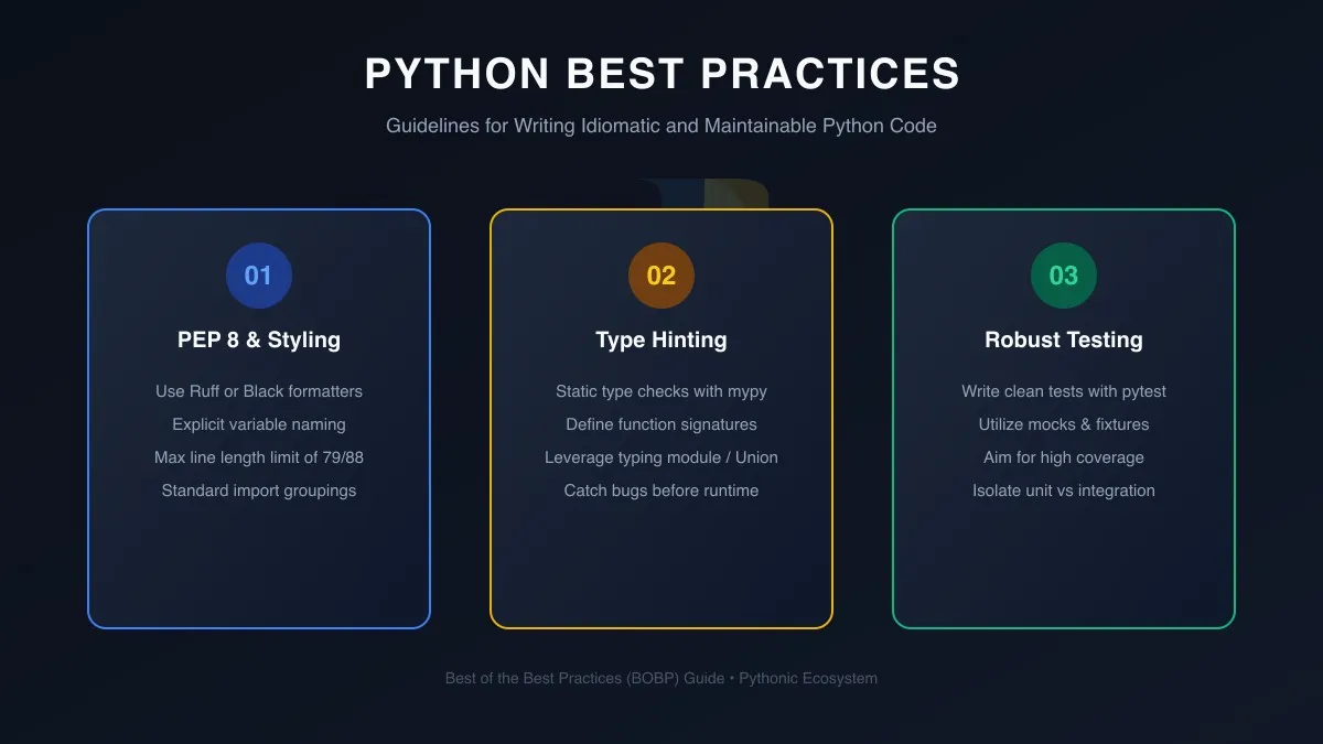 Python Best Practices and Logos